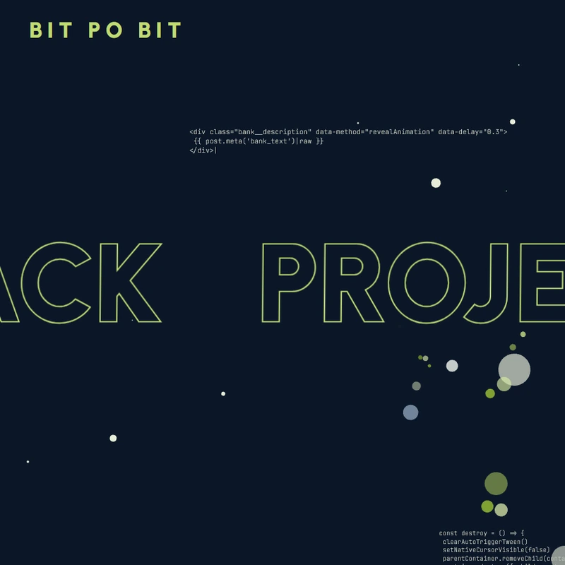 Bit Po Bit portfolio screenshot