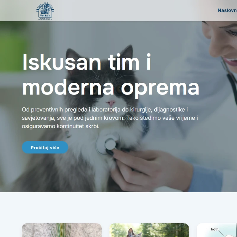 Vetco website screenshot